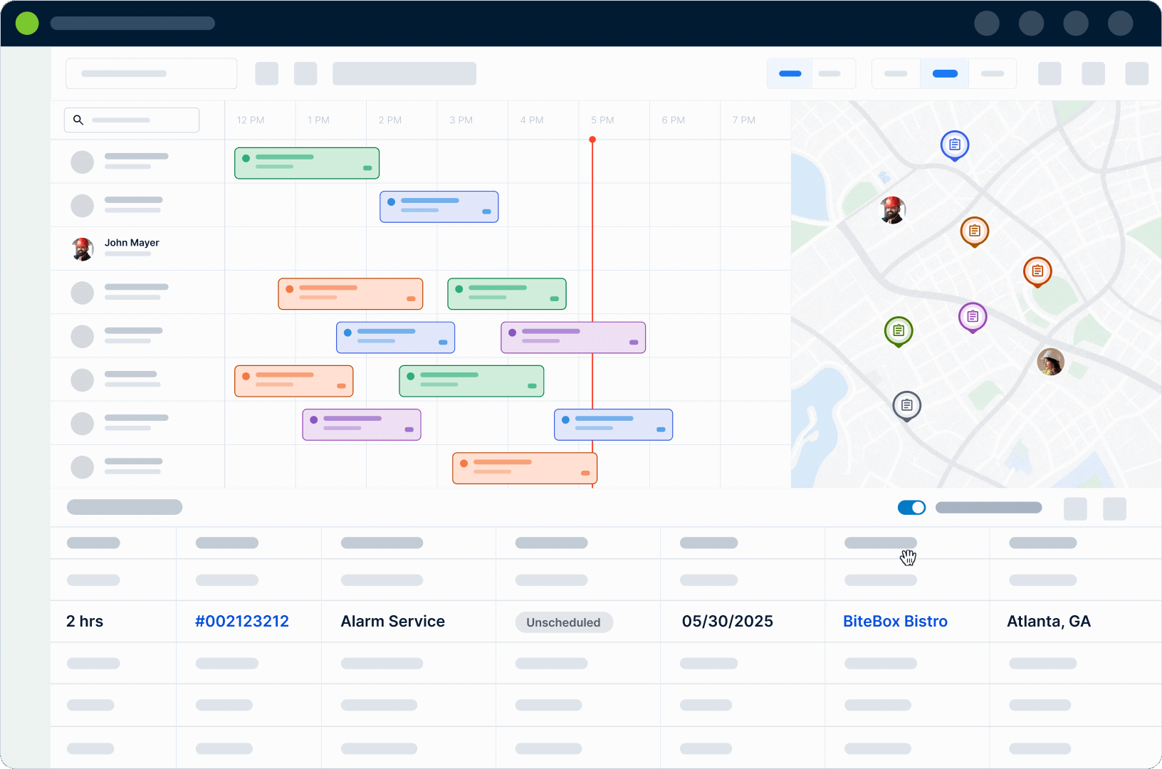 Valens field service scheduling prototype
